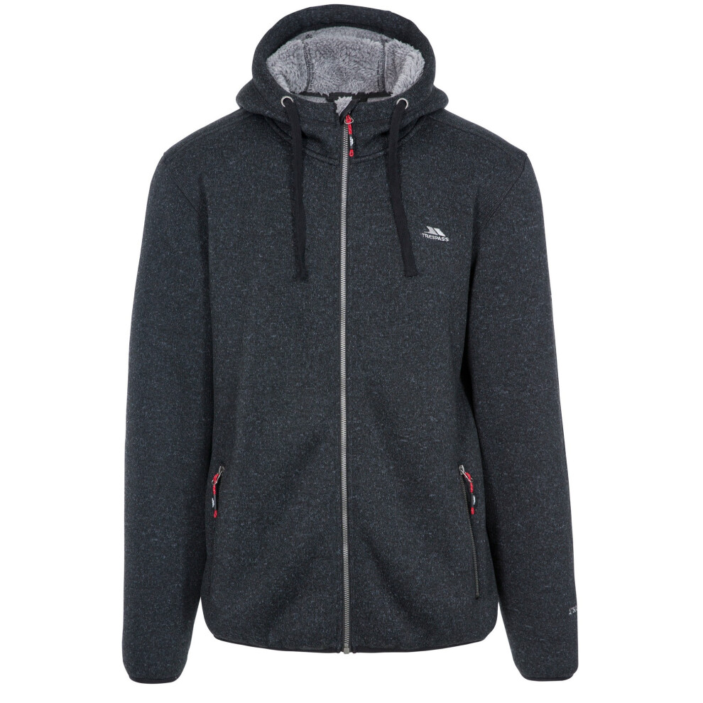 Trespass (Xs, Black Marl) Mens Tableypipe Fleece Jacket