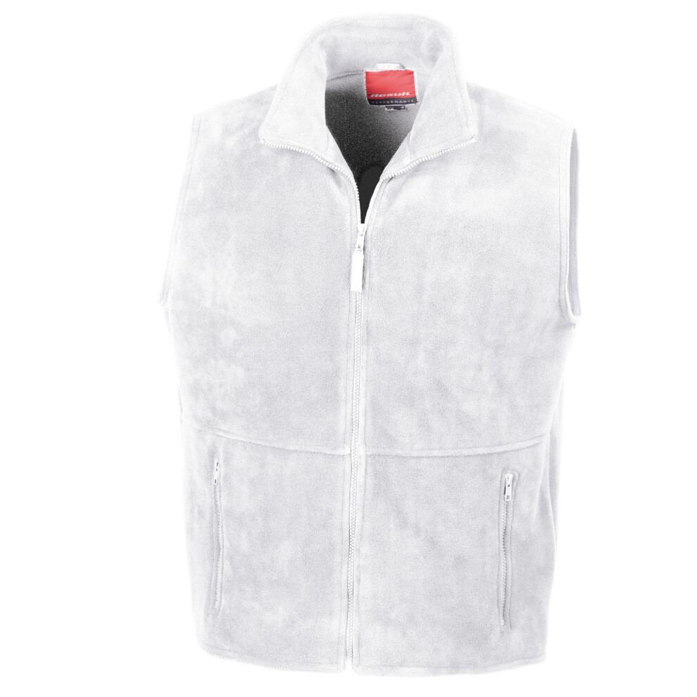 Result (S, White) Unisex Adult Polartherm Body Warmer