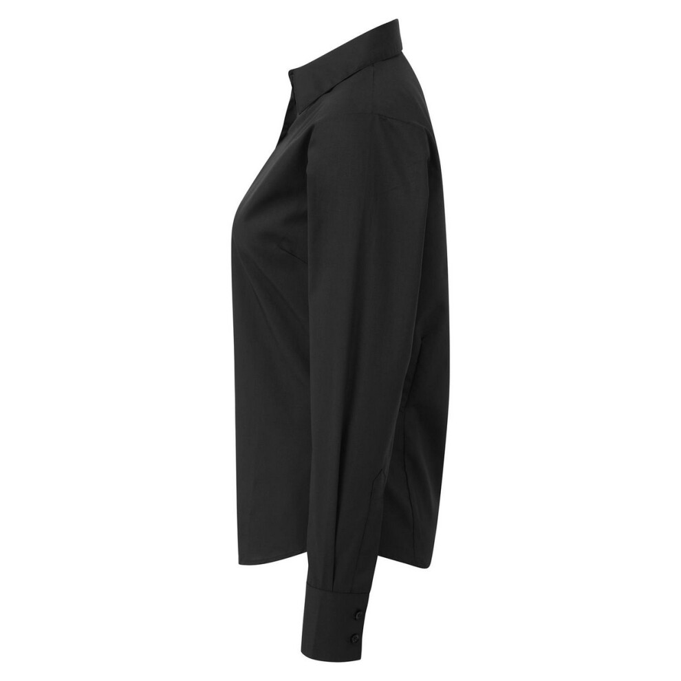 Premier (6 Uk, Burgundy) Womens/Ladies Long-Sleeved Shirt