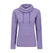 (18 UK, Grape) Mountain Warehouse Womens/Ladies Hebridean Cowl Neck Fleece Top