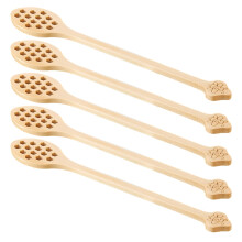Wooden Stirring Spoon H-Oney Spoon Honeycomb, Honey Spoon, Stirring Stick Spoon, Hand Mixer B