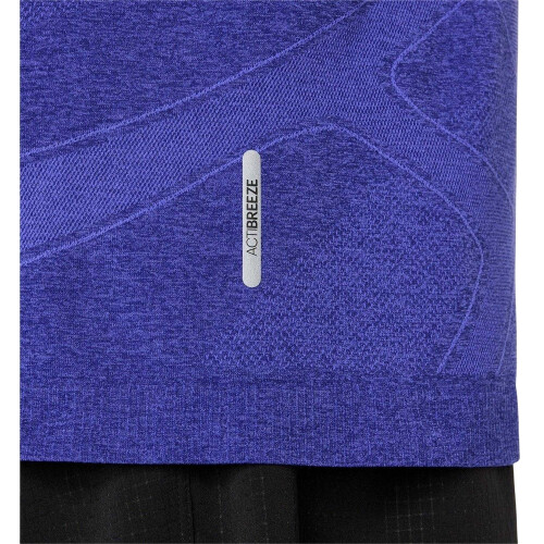 Asics (L, Cobalt) Asics Mens Road Seamless Top 2