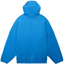 (M, Blue) Adidas Mens Fear Of God Oversized Hoodie