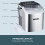 Cooks Professional Cooks Professional 1.3L Ice Maker | 12kg / 24h | Silver 4