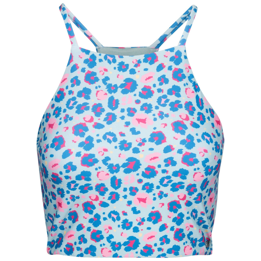 Trespass (S, Light Sage) Womens/Ladies Harlow Leopard Print Swim Top