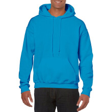 (S, Sapphire) Gildan Unisex Adult Heavy Blend Hoodie