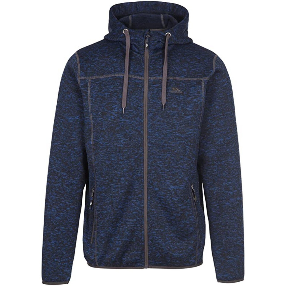 Trespass Men's Odeno B Marl Fleece Jacket - Navy - Xs - Navy - 100% Polyester - Image 3