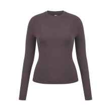 (16 UK, Chocolate) Slazenger Womens/Ladies Slim Long-Sleeved T-Shirt
