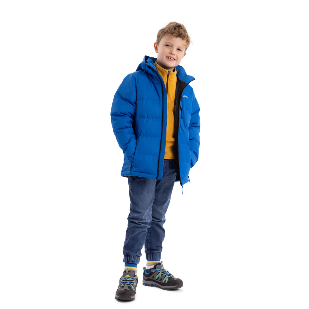 Trespass Boys Blue Children's Down Jacket Tuff - Image 3