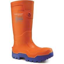 (5 UK, Orange) Dunlop Unisex Adult FieldPro Thermo+ Safety Wellington Boots