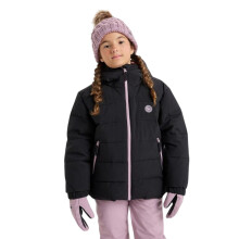 (11-12 Years, Black) Roxy Girls Snowyhill Logo Ski Jacket