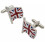 UK Union Jack Flying Flag Cufflinks 1