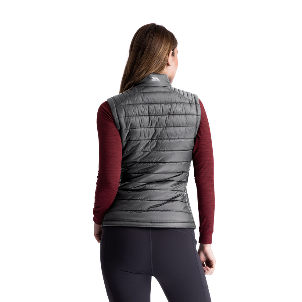 Trespass Women's Padded Gilet Elanora Grey Size 18 - Image 2