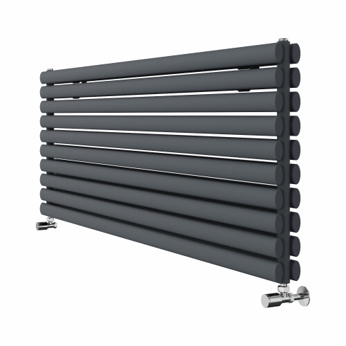 (1600x590mm) Right Radiators Horizontal Vertical Oval Column Designer Radiator Double Panel Rads 1