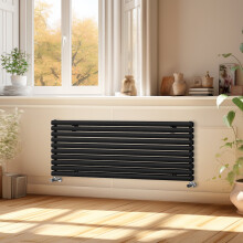 (1600x590mm) Right Radiators Horizontal Vertical Oval Column Designer Radiator Double Panel Rads