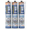 (3 Pack) Dryzone Anti-Mould Silicone Sealant Clear 310ml 1