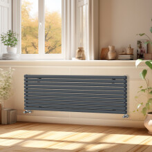 (1800x590mm) Right Radiators Horizontal Vertical Oval Column Designer Radiator Double Panel Rads