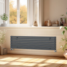 (1800x472mm) Right Radiators Horizontal Vertical Oval Column Designer Radiator Double Panel Rads