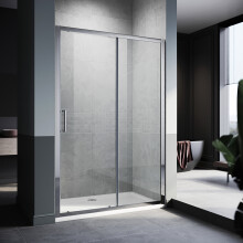 1100x1900mm Sliding Shower Door 8mm Tempered Glass