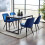Chicago Dining Table Smoked Glass 4