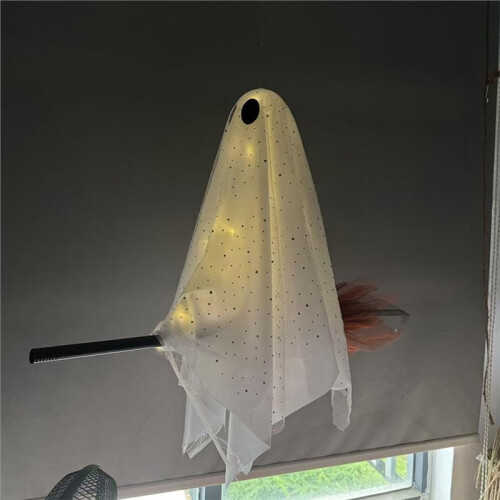 Halloween Decorations - 3pcs Remote-Controlled Hanging  Decor with Lights for Indoor/Outdoor 1