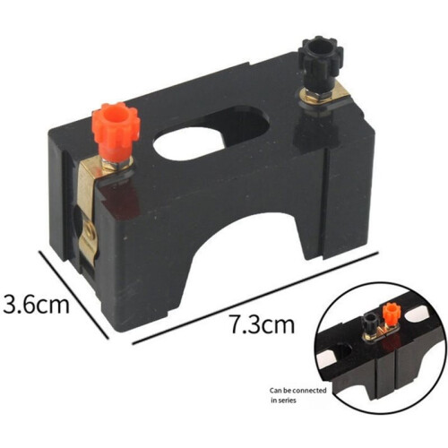 6pcs Series-Connectable Battery Holders for Physics Labs, School Electronics Experiments,Circuit Demonstration Teaching