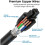 Ace Pro Connection Cable for  Kobra 3 / MAX / S1/S1C 3D Printer 4-Pin Data Cable for Kobra 3D Printer Parts 4