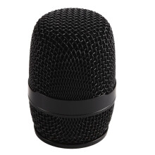 Mikrofon Ballkopf-Mesh-Gitter Mikrofonkopf-Mesh Handmikrofon Grill-Mesh-Kopf für SKM9000 Schwarz