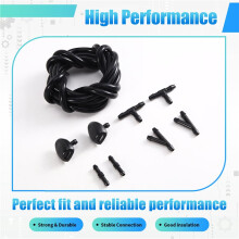 Car Front Windshield Washer Nozzle Hose Connector Kit 6438AV 6438J2 for 206 207 Windscreen Glass Cleaning Jet