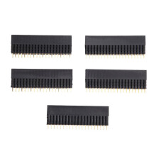 En-Têtes Empilables GPIO 2x20 Broches Extra Hauts pour Raspberry Pi 5/4B/A+/B+/2/3 - Pas de 0,1" 2,54 mm (5 Pièces)