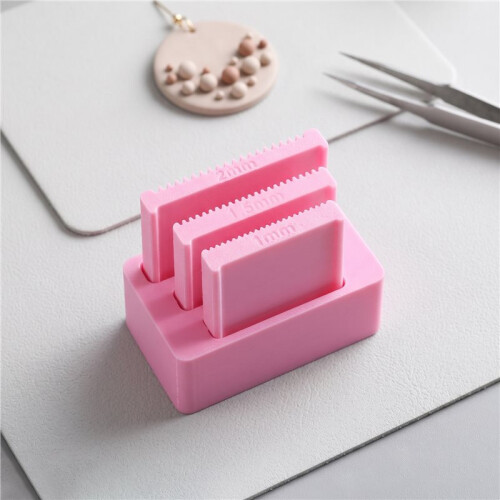 Polymer Clay Bead Maker for Jewelry Making - 1mm, 1.5mm & 2mm Clay Beads Roller Tool Set