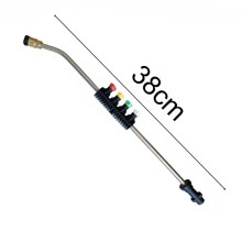 1/4 Schnellstecker Hochdruckreinigungsdüse 38 cm Verlängerungsrohr mit Jet-Sprühdüsen für K3 K4 K5 K7