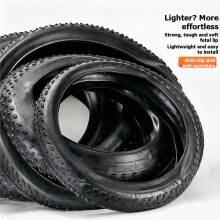 20x4.0 Folding Fat Bike Tire, Anti-Slip Puncture-Resistant Wide Fat Tyre for Snow Sand Off-Road Electric Bicycle