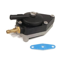 0438555 438555 0433386 433386 Fuel Pump for Johnson Evinrude OMC BRP 20-30hp Boat Motor Small Nipple