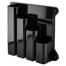 Zip Tie Organizer Universeel 4 Vakken Wandgemonteerde Zip Tie Rek Organizer voor Afgesloten Race Trailer Werkplaats Kelder
