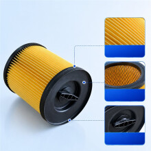 HEPA Filter Cartridge for Vacuum Cleaners Compatible for PARKSIDE PWD 12/20/25/30 A1 PNTS 1400 H4