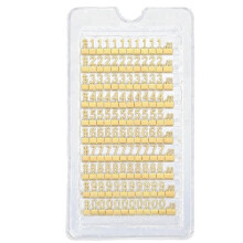 10Sets Gouden Balie Label Tag Winkel Signaalhouders Metaal Arabisch Nummer Prijs Tag Prijs Display Stand voor Retail Winkel