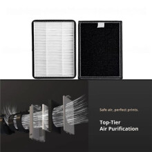 Pour FlashForge Creator 5 Pro Filtre HEPA + Outil de Nettoyage de L'Air au Charbon Actif pour Accessoires D'Imprimante 3D Creator 5Pro