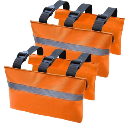 2pcs RV Sewer Weight Bag with Reflective Strip - Essential RV Hose Support Fastening Device