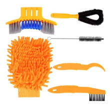 Portable Chain Cleaner MTB Cycling Cleaning Kit Bicycle Scrubber Brushes Set Bike Wash Repair Tool for Road Cycling