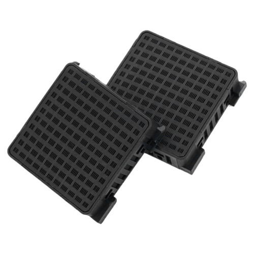 Compatible with for Liebherr 9096989 Refrigerator Air Filter Activated Carbon Purifier Filter Accessories 2pc
