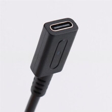 12 cm Type C 45W PD Oplaadkabel voor NGC GameCube Console USB C Voedingskabel (met Blauwe LED Indicatie Licht)