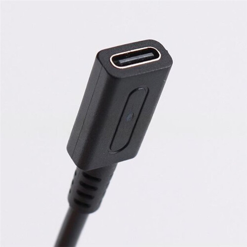 12cm Type C 45W PD Charging Cable for NGC GameCube Console USB C Power Supply Cord (with  LED Indicator Light)