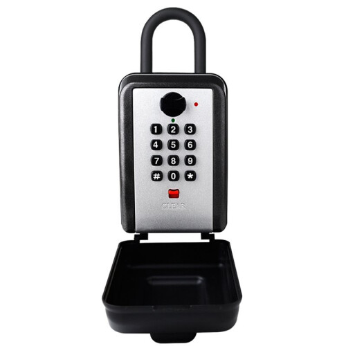 Key Lock Box for Outside - Waterproof Lock Box for Keys with 12-Digit Combination Lock