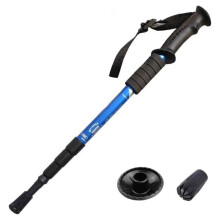 For Outdoor Trekking Pole with Four Adjustable Height and Anti Slip Grip, Essential for Hiking