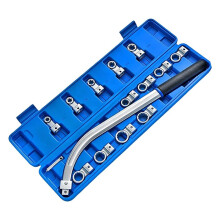 15PCS Serpentine Belt Tensioner Tool Kit for Automotive Repair and Pulley Removal
