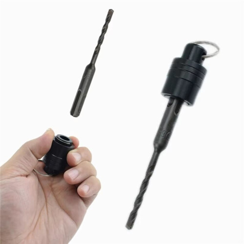 SDS  Shank Drill Bit Holder Keychain 10mm SDS Adapter Extension Bar Socket Adapter Easy Change Hand-Held Holders 2