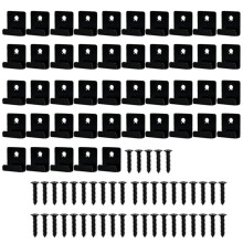 45 Piezas de Clips de Decking Compuestos para Fijaciones de Decking con Tornillos para una Instalación Fácil