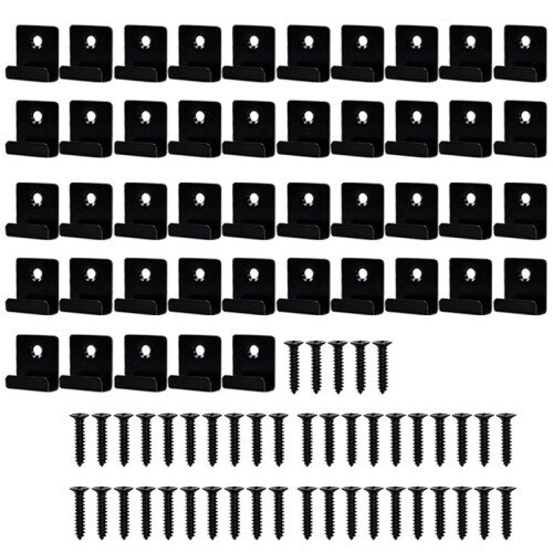 45 Pcs Composite Decking Clips for Decking Fixings with Screws for Easy Installation