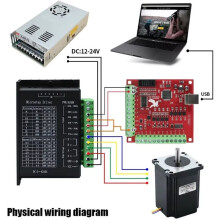 Microstep Motor Driver TB6600 Suitble for 42 57 Stepper Motor Supply Voltage 9-40V Upgraded 4.0A Driver